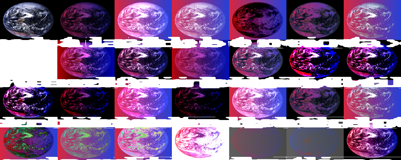 28 blend modes contact sheet